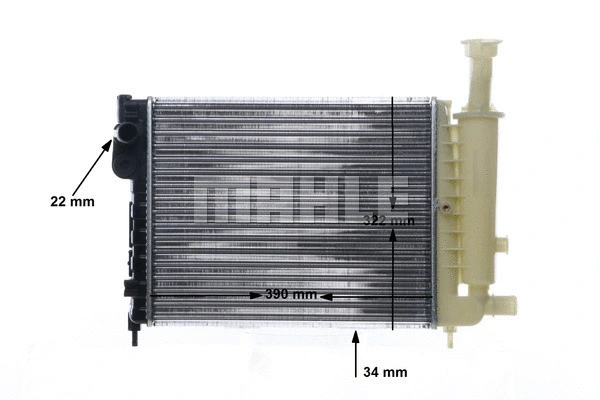 Radiator, engine cooling