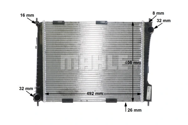 Radiator, engine cooling