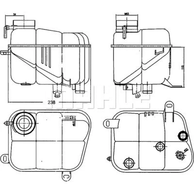 Expansion Tank, coolant