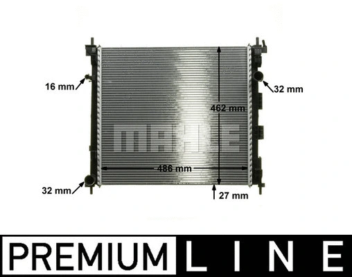 Radiator, engine cooling