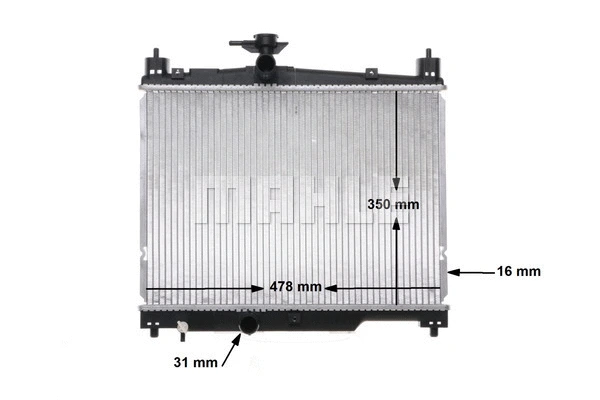 Radiator, engine cooling