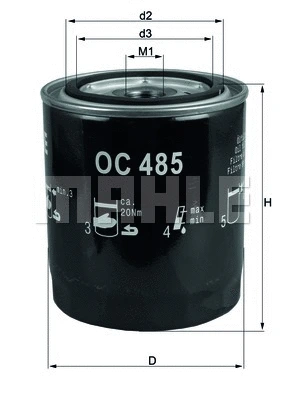 Oil Filter (OC 485)