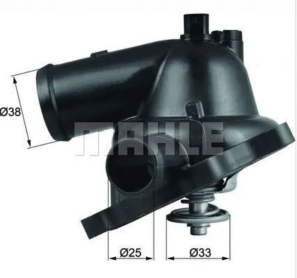 Thermostat, coolant (TM 74 95)