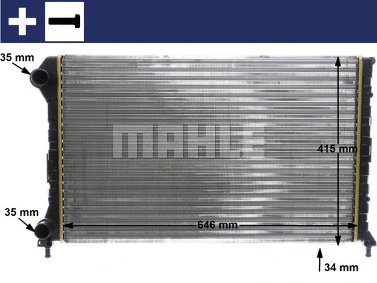 Radiator, engine cooling