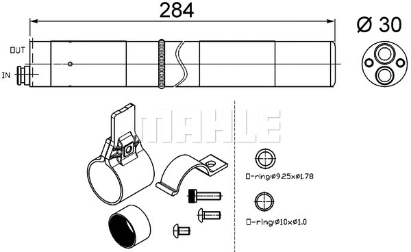 Dryer, air conditioning (AD 251 000S)