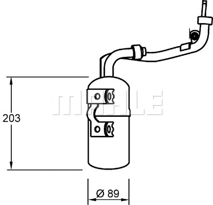 Dryer, air conditioning (AD 277 000S)