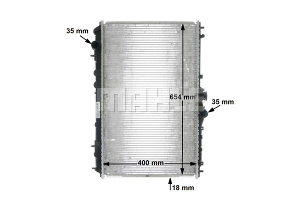 Radiator, engine cooling