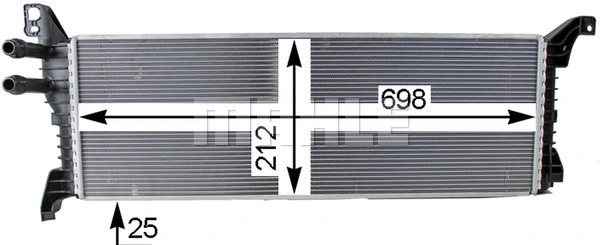 Low Temperature Cooler, charge air cooler (CIR 9 000P)