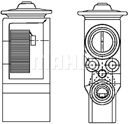 Expansion Valve, air conditioning (AVE 55 000P)