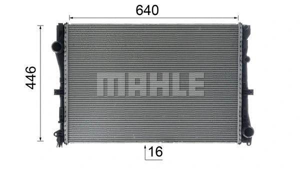 Radiator, engine cooling