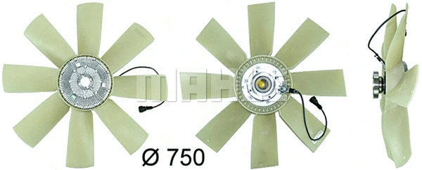 Fan, engine cooling