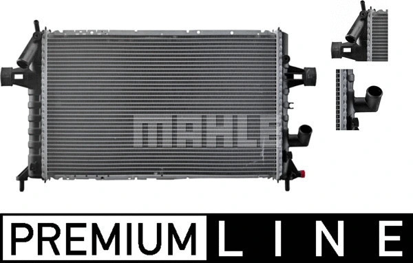 Radiator, engine cooling