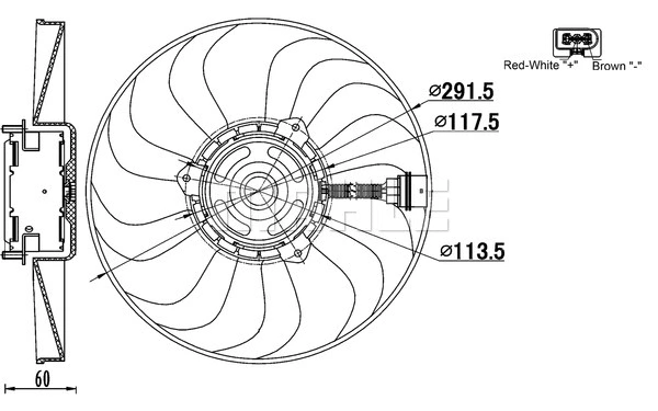 Fan, engine cooling