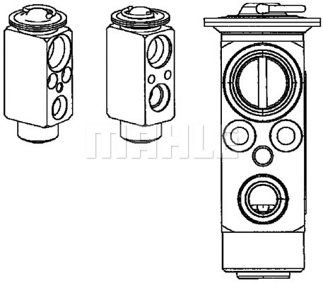 Expansion Valve, air conditioning (AVE 65 000P)