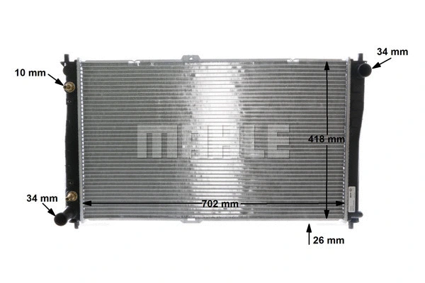 Radiator, engine cooling