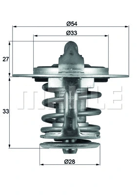 Thermostat, coolant (TX 84 77)