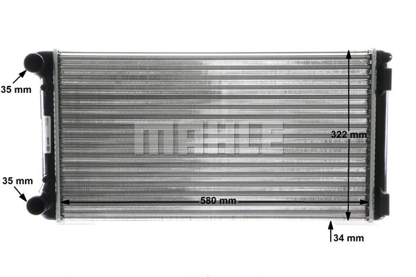 Radiator, engine cooling