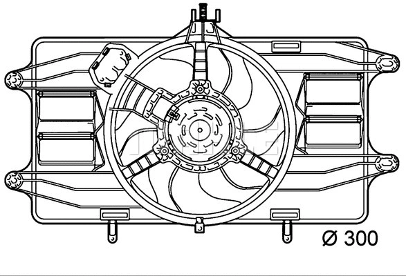 Fan, engine cooling (CFF 142 000P)