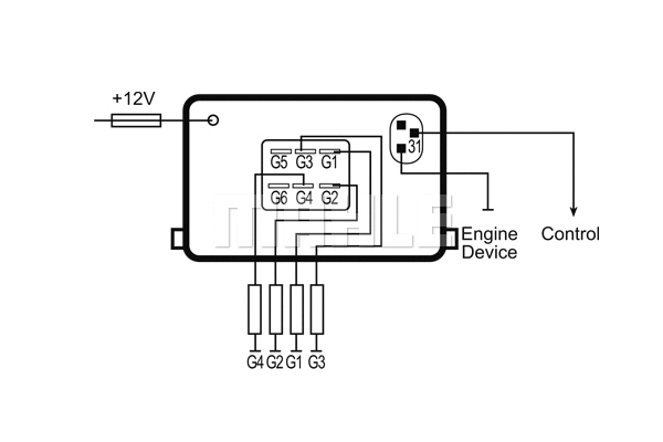 Control Unit, glow time