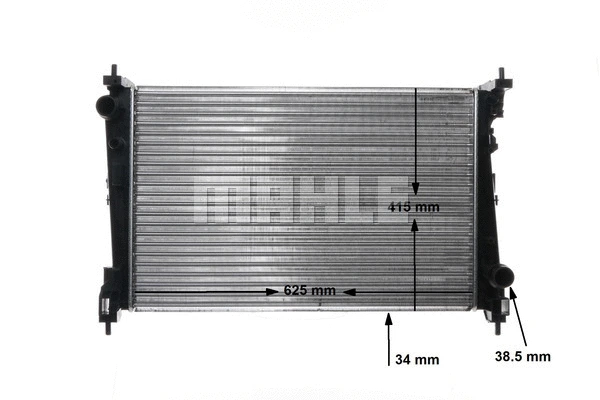 Radiator, engine cooling