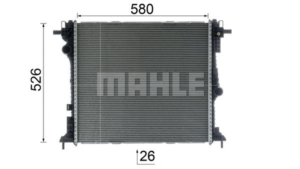 Radiator, engine cooling