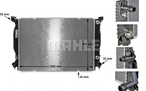 Radiator, engine cooling