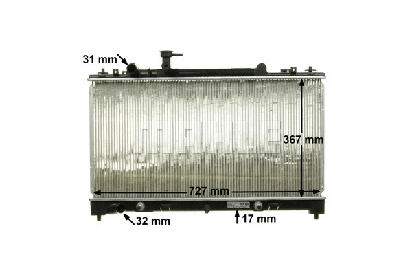 Radiator, engine cooling