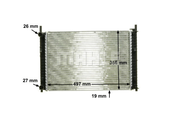 Radiator, engine cooling