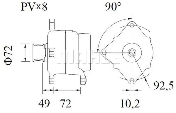 Alternator (MG 952)