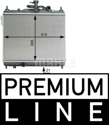 Radiator, engine cooling