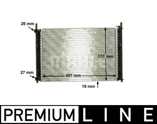Radiator, engine cooling