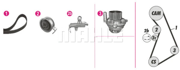 Water Pump & Timing Belt Kit (CPK 93 000P)