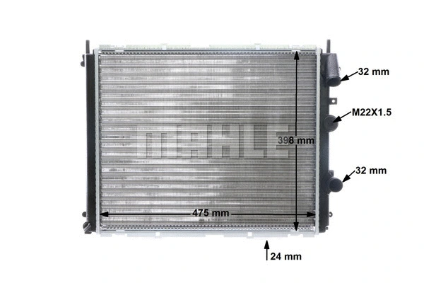 Radiator, engine cooling