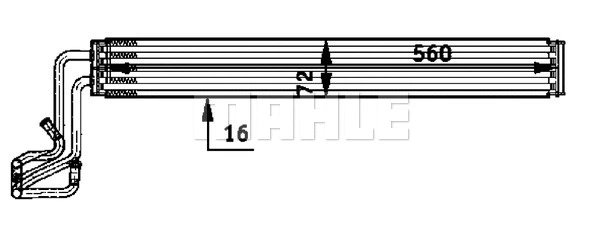 Oil Cooler, steering (CLC 50 000P)