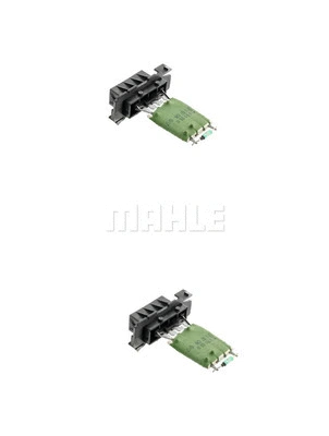 Resistor, interior blower