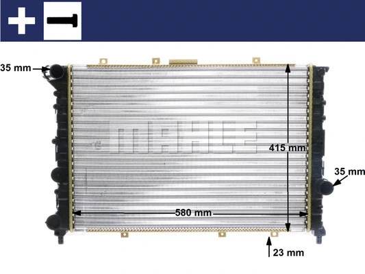Radiator, engine cooling