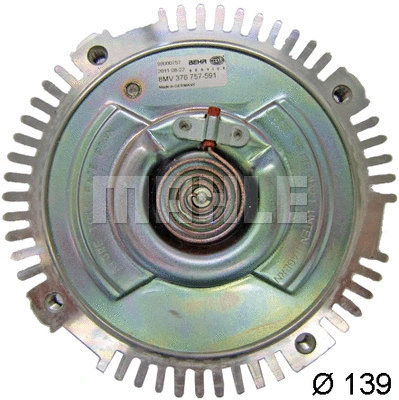 Clutch, radiator fan