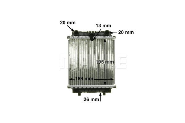 Radiator, engine cooling