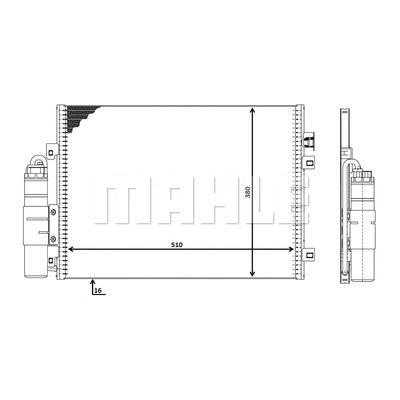 Condenser, air conditioning