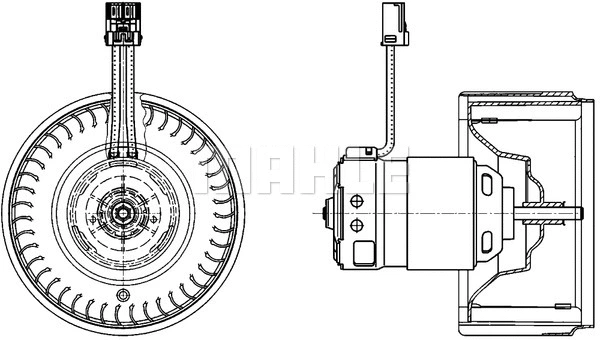 Interior Blower (AB 71 000P)