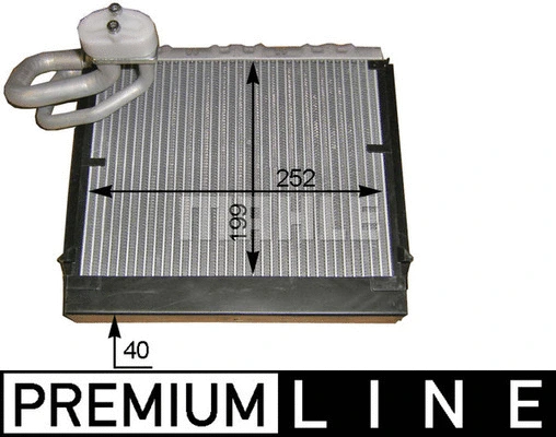 Evaporator, air conditioning