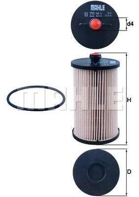 Fuel Filter (KX 222D)