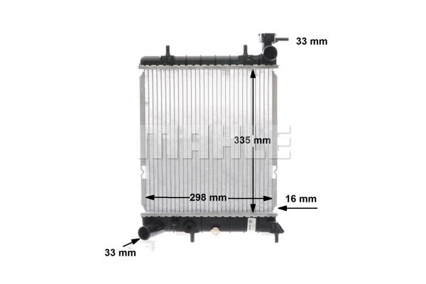 Radiator, engine cooling