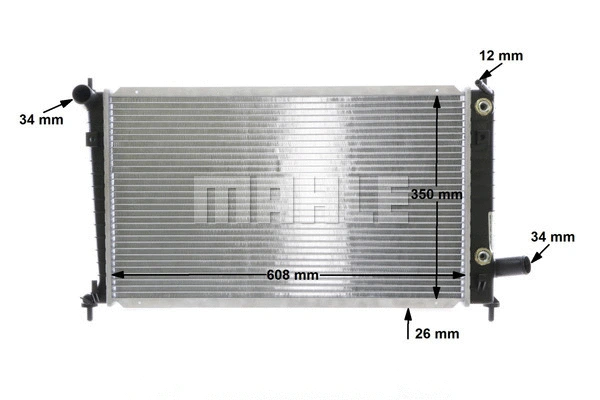 Radiator, engine cooling