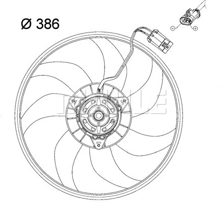 Fan, engine cooling
