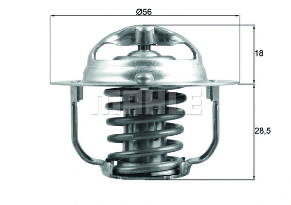 Thermostat, coolant (TX 208 91D)