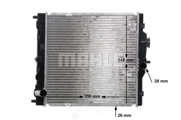 Radiator, engine cooling