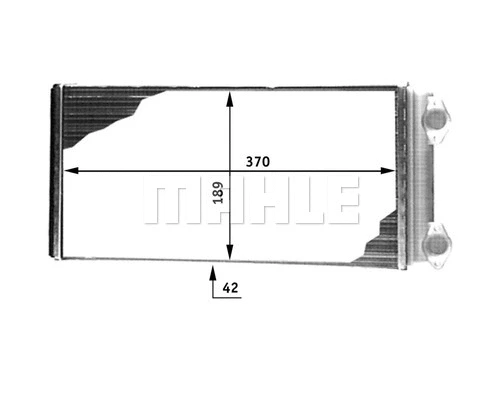 Heat Exchanger, interior heating (AH 127 000P)