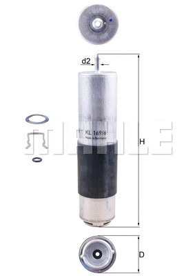 Fuel Filter (KL 169/6D)