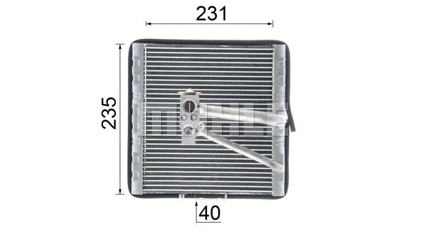 Evaporator, air conditioning